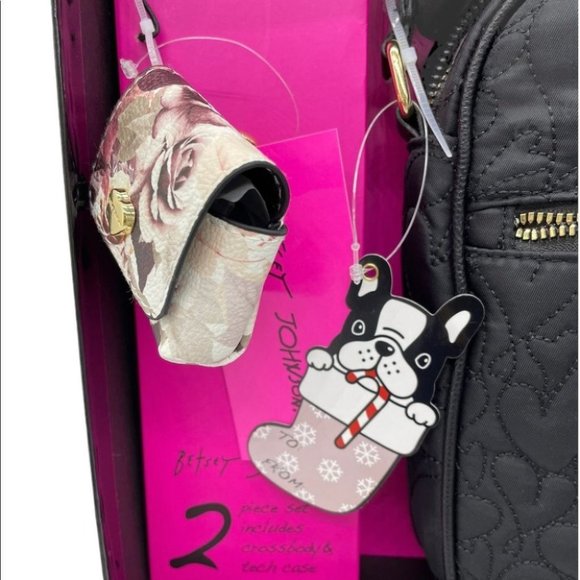 Betsey Johnson Crossbody & Ear Bud Case Women - Picture 7 of 8